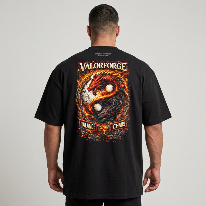 Valorforge Balance & Chaos Dragon Graphic Tee
