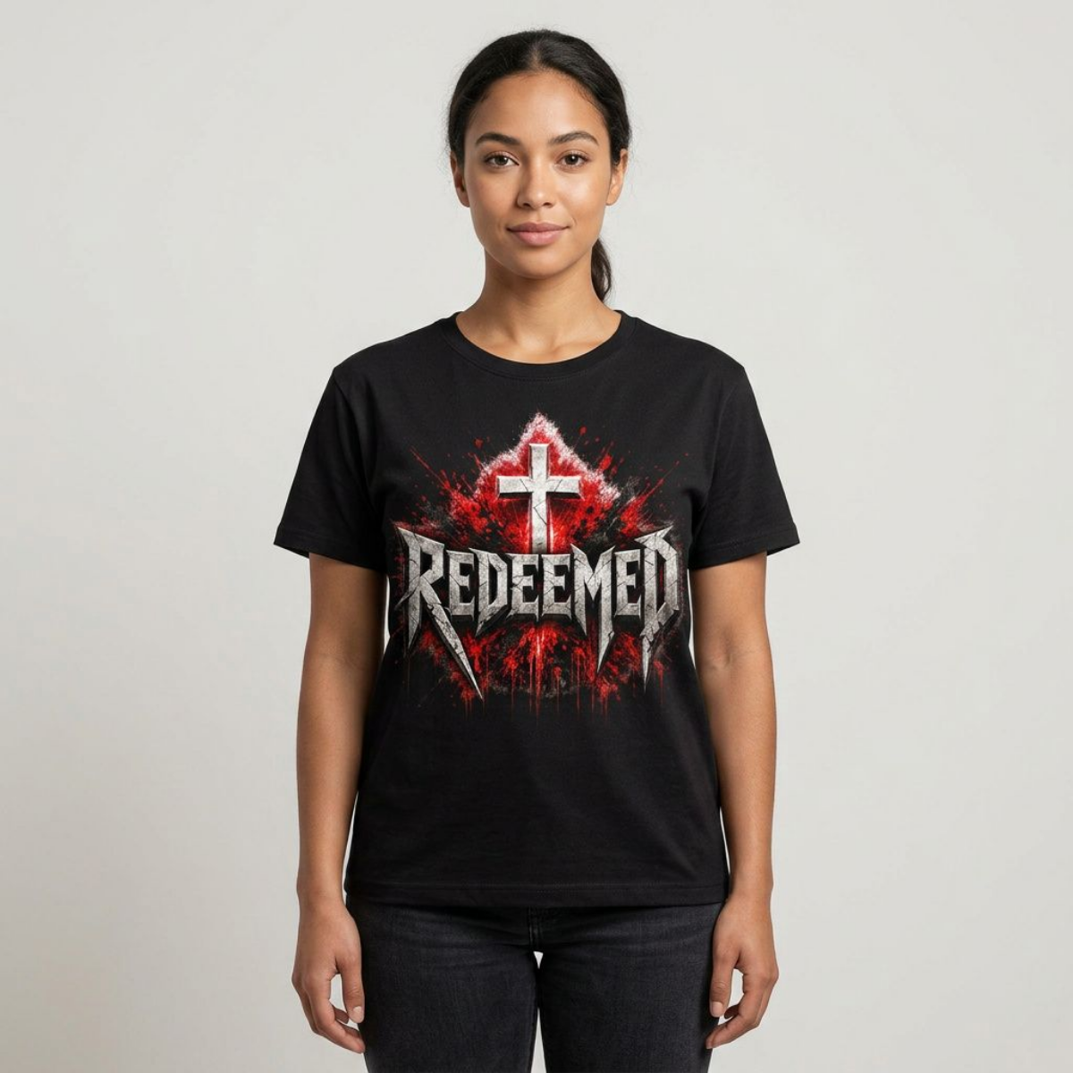 Redeemed Cross Graphic Streetwear