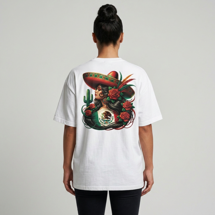 La Mexicana Rose Tee | Mexican-Inspired Graphic Shirt