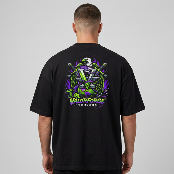 ValorForge Threads Tee | Signature Eagle Logo Graphic Shirt